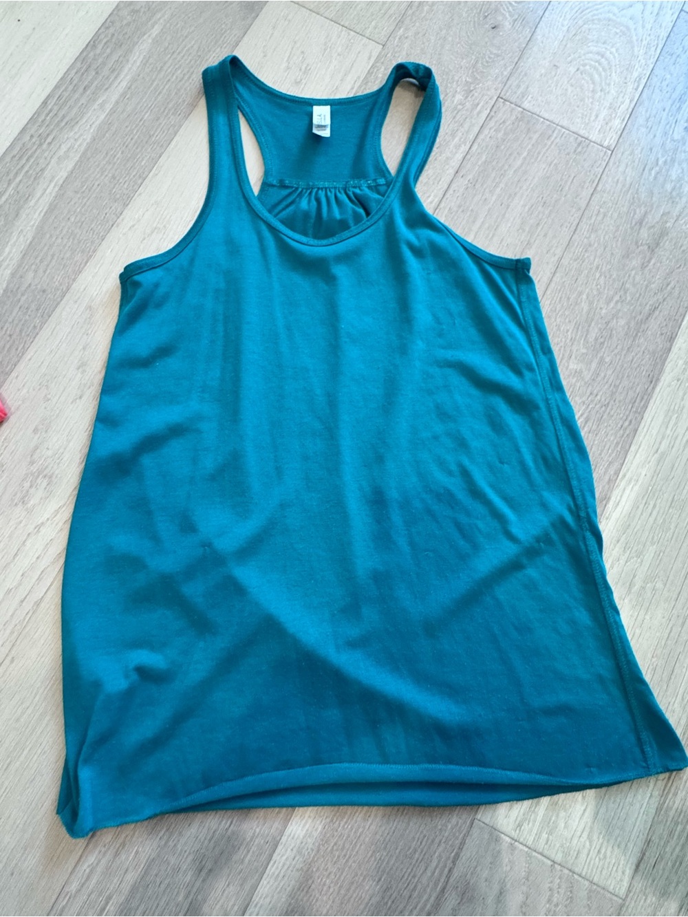 6 Bella Canvas Emerald racerback Tank Tops - Picture 2 of 4
